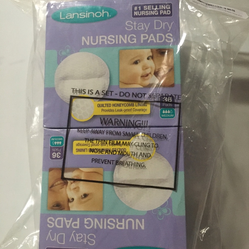 New sealed Lansinoh breast pads 72count